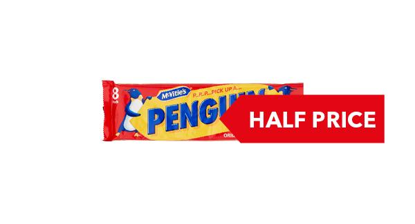 HALF PRICE | Mcvitie's Penguin 8 Pack