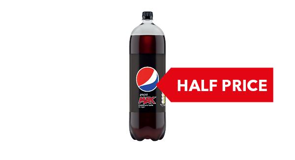 HALF PRICE | Pepsi 2 Litre