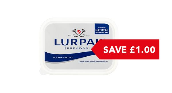 SAVE £1.00 | Lurpak Spreadable 500g