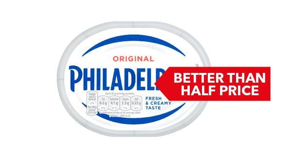 BETTER THAN HALF PRICE | Philadelphia 170g/180g