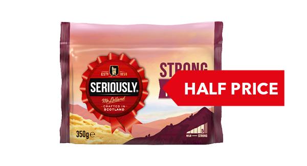 HALF PRICE | Seriously Strong Cheddar 300g/350g