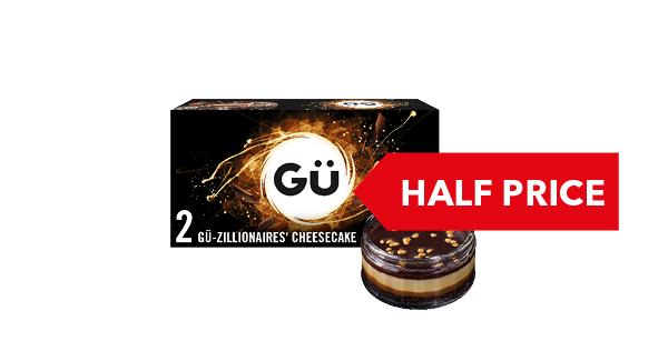 HALF PRICE | GU Cheesecakes 2x90g/2x91g