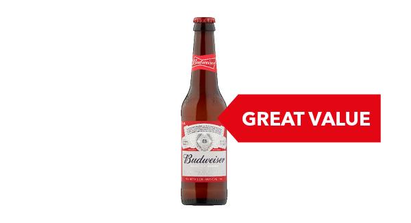 GREAT VALUE | Budweiser Bottle 12x300ml