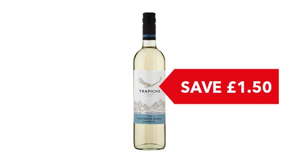 SAVE £1.50 | Trapiche Varietals Sauvignon Blanc 75cl