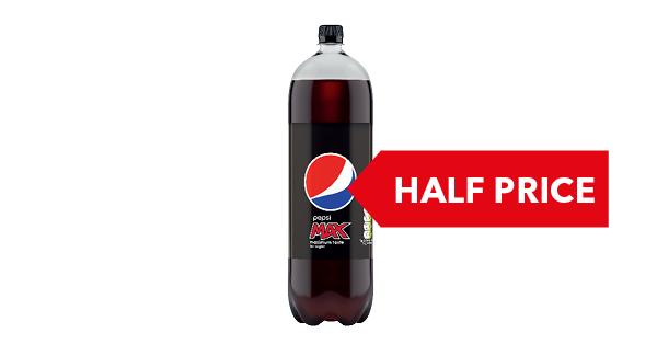 HALF PRICE | Pepsi 2 Litre