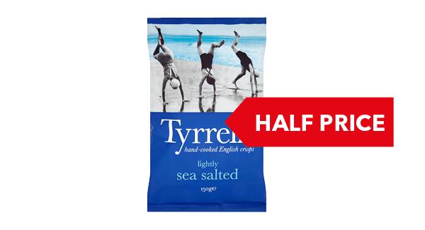 HALF PRICE | Tyrrells Crisps 150g