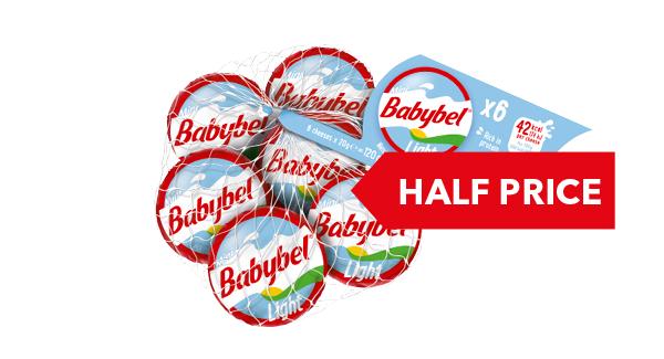 HALF PRICE | Mini Babybel 6x20g