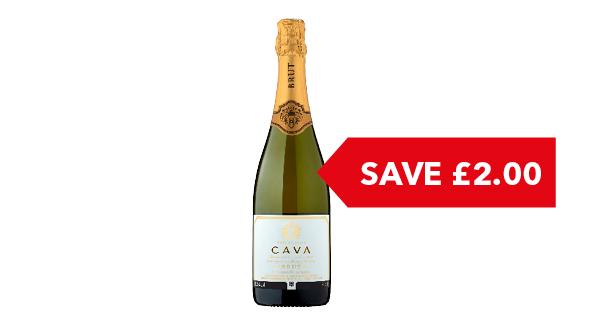 SAVE £2.00 | Co-op Cava Brut 75cl