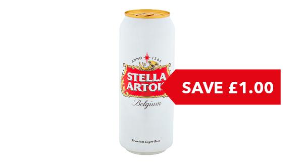 SAVE £1.00 | Stella Artois 4x440ml