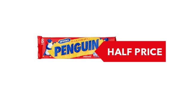 HALF PRICE | McVitie's Penguin 8 pack