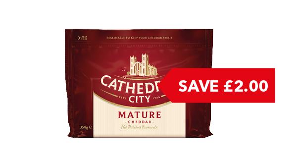 SAVE £2.00 | Cathedral City Cheddar 350g