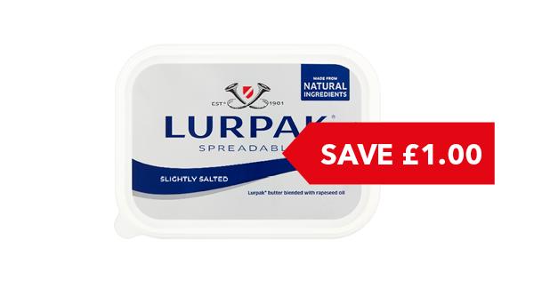 SAVE £1.00 | Lurpak Spreadable 500g