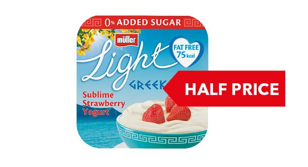 HALF PRICE | Müller Light 4x120g