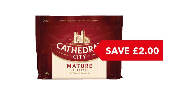 SAVE £2.00 | Cathedral City Cheddar 350g
