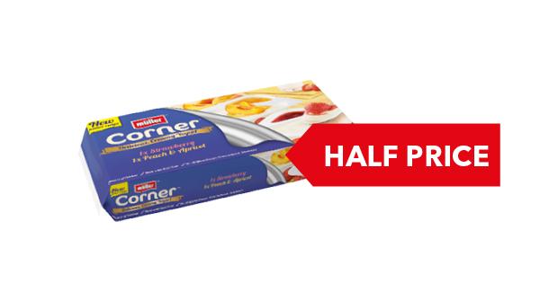 HALF PRICE |Müller Corner 4pack 4x135g/4x143g