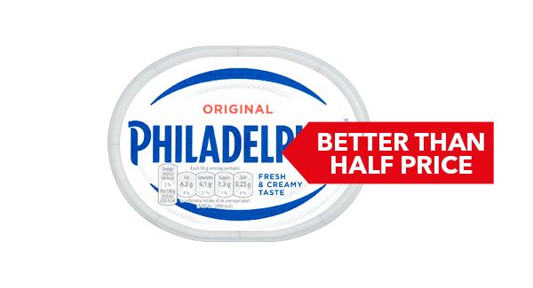 BETTER THAN HALF PRICE | Philadelphia 170g/180g
