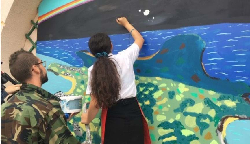 Society works with local students to create Pride mural