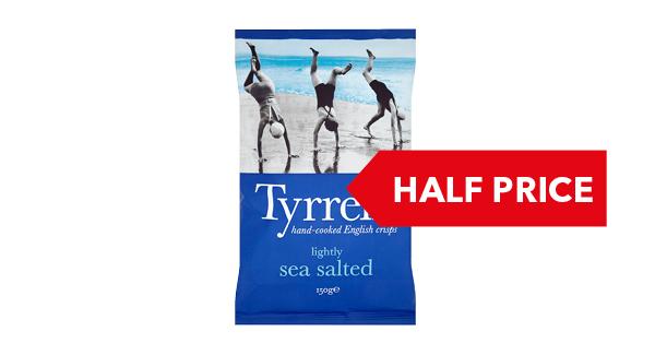 HALF PRICE | Tyrrells Potato Chips 150g