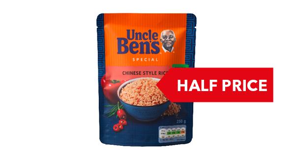 HALF PRICE | Uncle Ben's Special Express Rice 250g