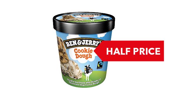 HALF PRICE | Ben & Jerry's Ice Cream 500ml