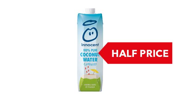 HALF PRICE |Innocent Coconut Water 1 Litre