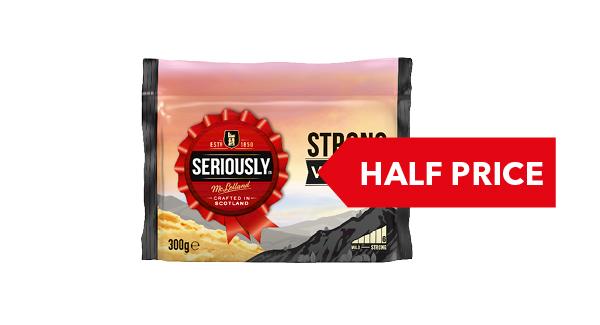 HALF PRICE | Seriously Strong Cheddar 300g/350g