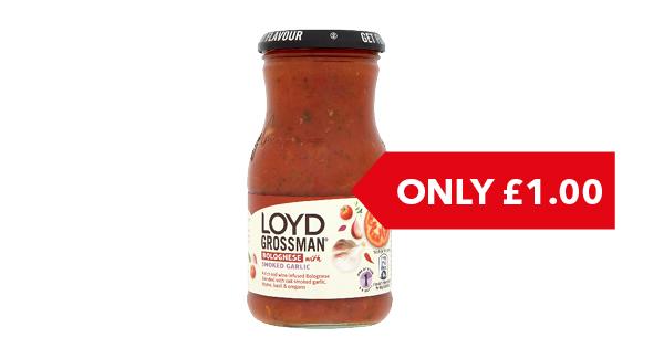 ONLY £1.00 | Loyd Grossman Italian Cooking Sauces 350g