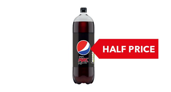HALF PRICE | Pepsi 2 Litre