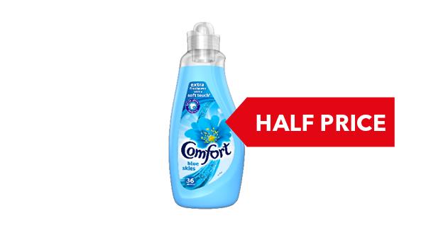 HALF PRICE | Comfort Concentrated Fabric Conditioner 1.26l