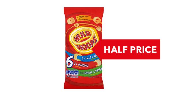 HALF PRICE | KP Hula Hoops 6 Pack