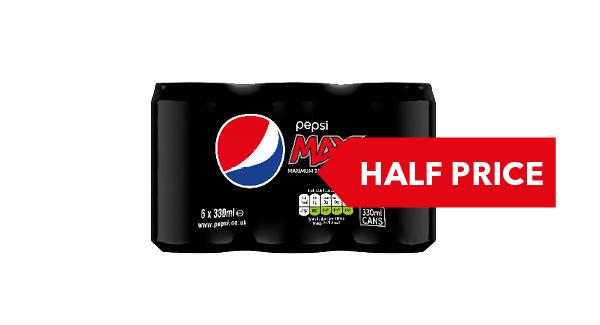 HALF PRICE | Pepsi 6x330ml