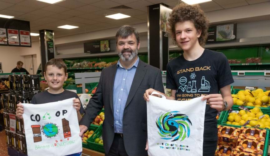 Winning designs from our Fairtrade bag competition are now in stores