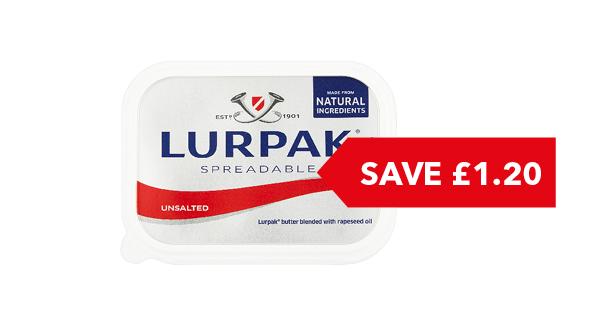 SAVE £1.20 | Lurpak Spreadable 500g