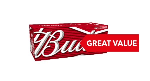 GREAT VALUE | Budweiser 10x440ml