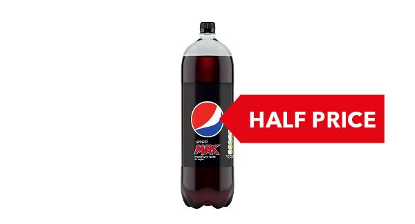 HALF PRICE | Pepsi 2 Litre