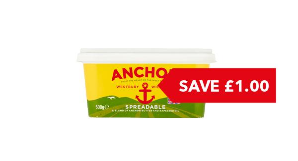 SAVE £1.00 | Anchor Spreadable 500g