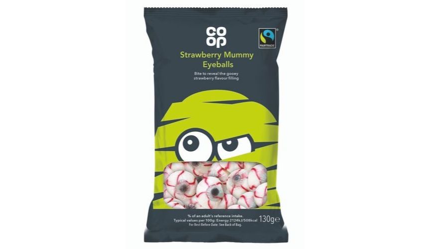 Strawberry Mummy Eyeballs