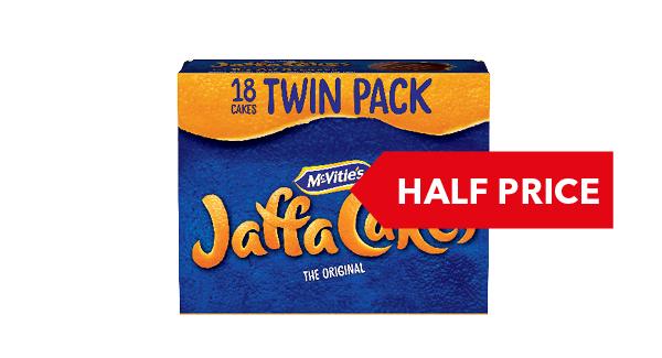 HALF PRICE | McVities Jaffa Cakes Twin Pack