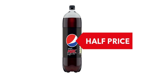 HALF PRICE | Pepsi 2 Litre