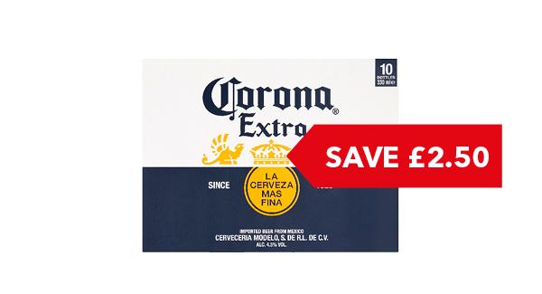 SAVE £2.50 | Corona 10x330ml