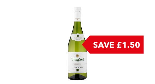 SAVE £1.50 | Torres Viña Sol 75cl