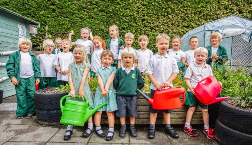 Meet St John School’s green fingered gardening club