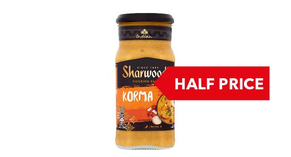 HALF PRICE | Sharwoods Indian Cooking Sauces 420g