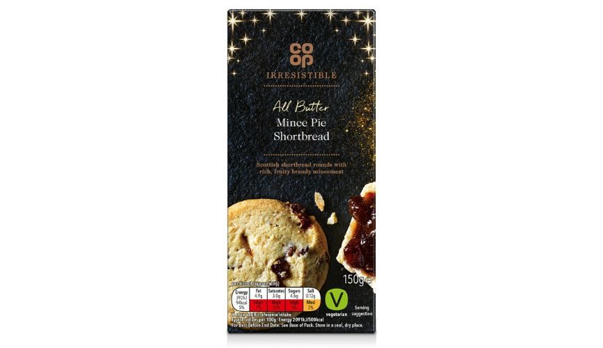 Irresistible mince pie shortbread