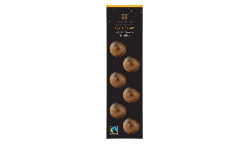 Irresistible salted caramel truffles