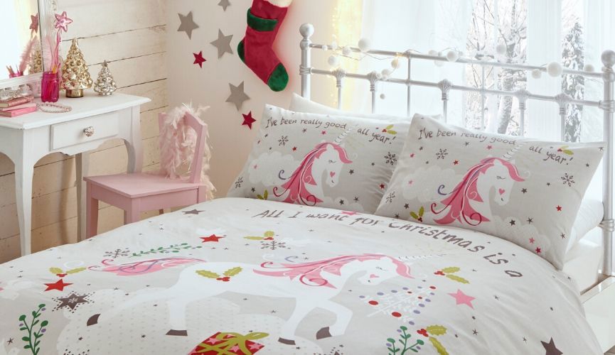 Wishing for unicorns bedding