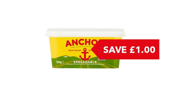 SAVE £1.00 | Anchor Spreadable 500g