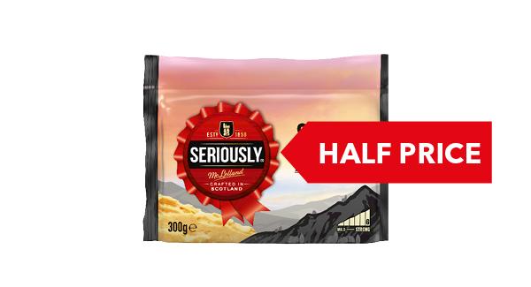 HALF PRICE | Seriously Strong Cheddar 300g/350g
