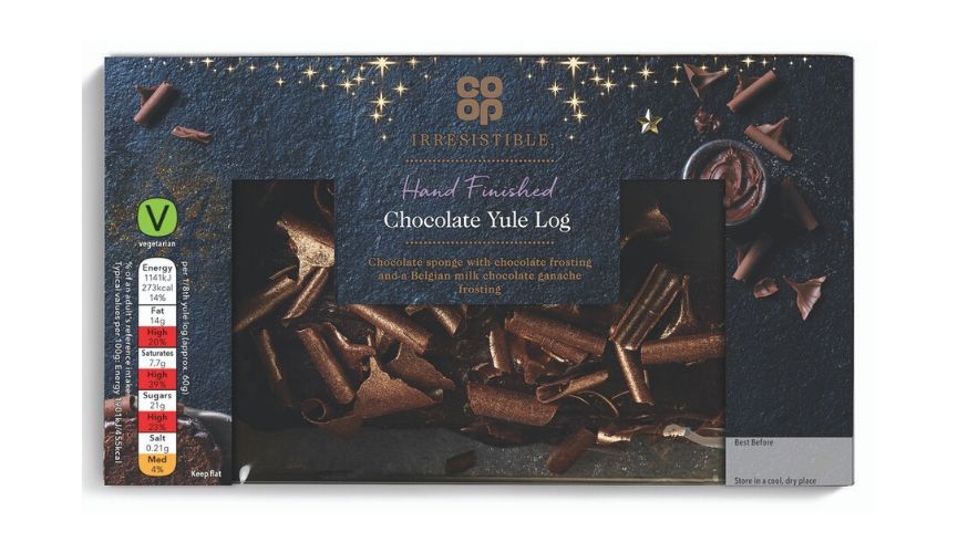 Co-op Chocolate yule log