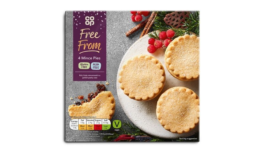 Co-op Free From 4 mince pies